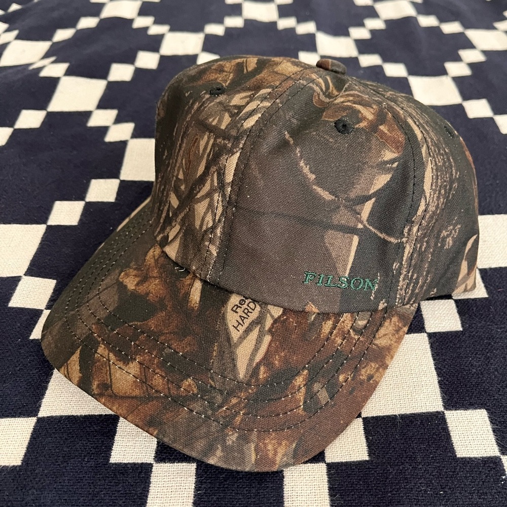 Filson Oil Tin Low-Profile Cap - Woodland Camo